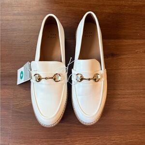 A New Day Women's Cream Loafers